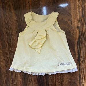 Calvin Klein Yellow Baby Dress